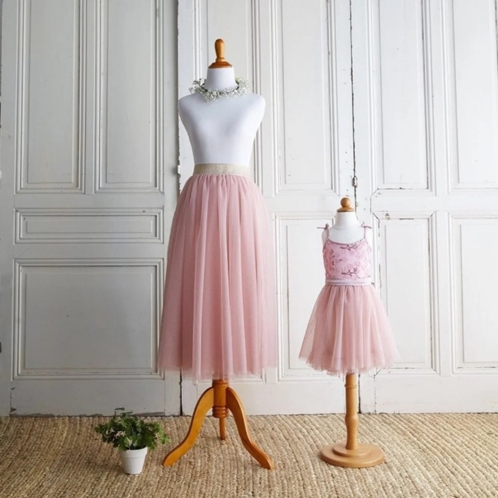 Elestory Mommy and Me Ballerina Tulle Dress